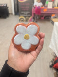 Copper Bloom Hand-Painted Ceramic Photo Holder