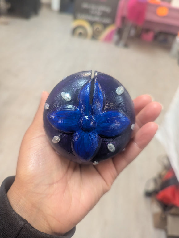 Midnight Berry Hand-Painted Photo Holder